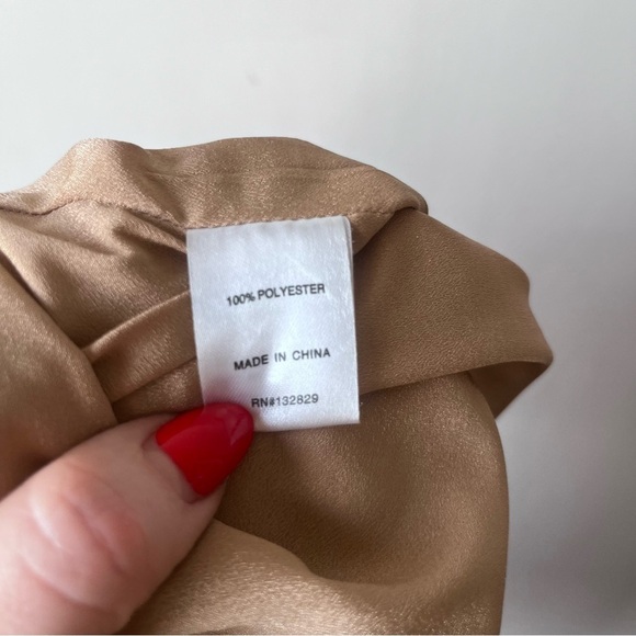 Superdown Deb Tan Brown & Black Patterned Mini Skirt XS - Picture 7 of 8